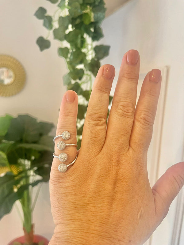 ANELLO 4 MINI SFERE