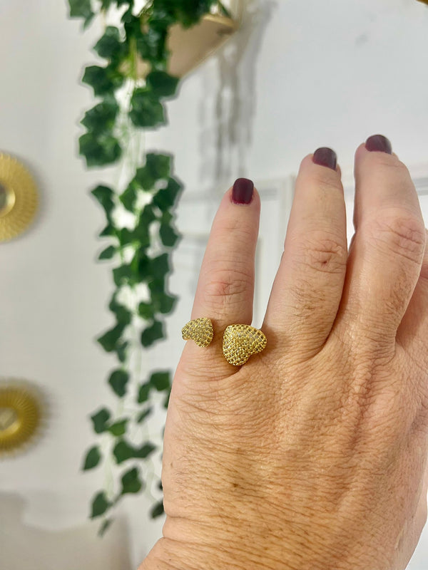 ANELLO CUORICINI  GOLD