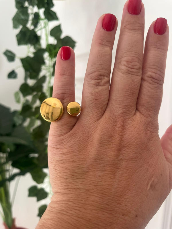 ANELLO DOPPIO CERCHIO