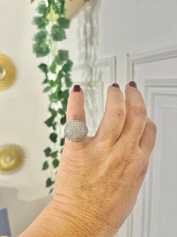 ANELLO TONDO STRASS