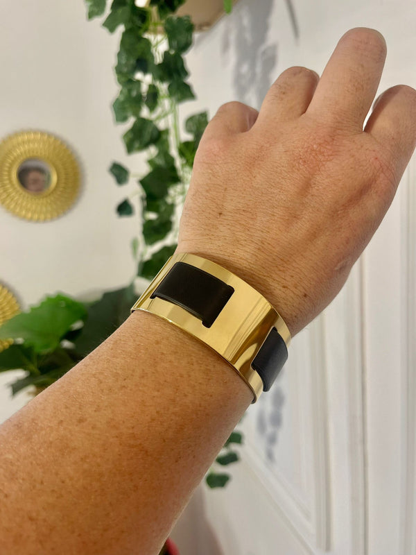 BRACCIALEV MARRY GOLD E NERO