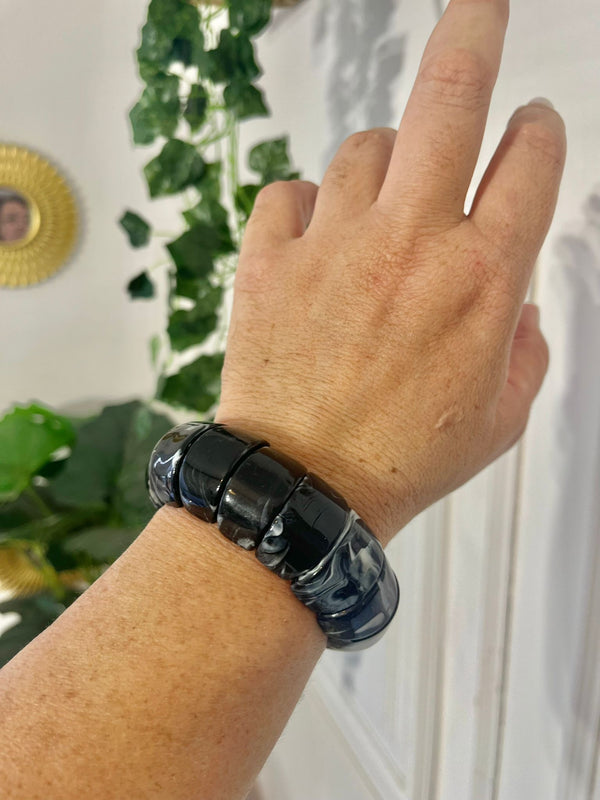 BRACCIALE ROSA NERO