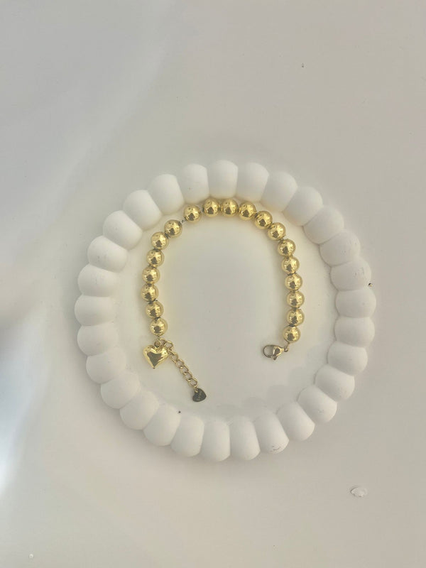 BRACCIALE SONAGLI CUORE GOLD