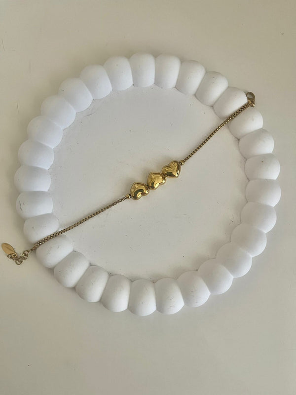 BRACCIALE TRE CUORI
