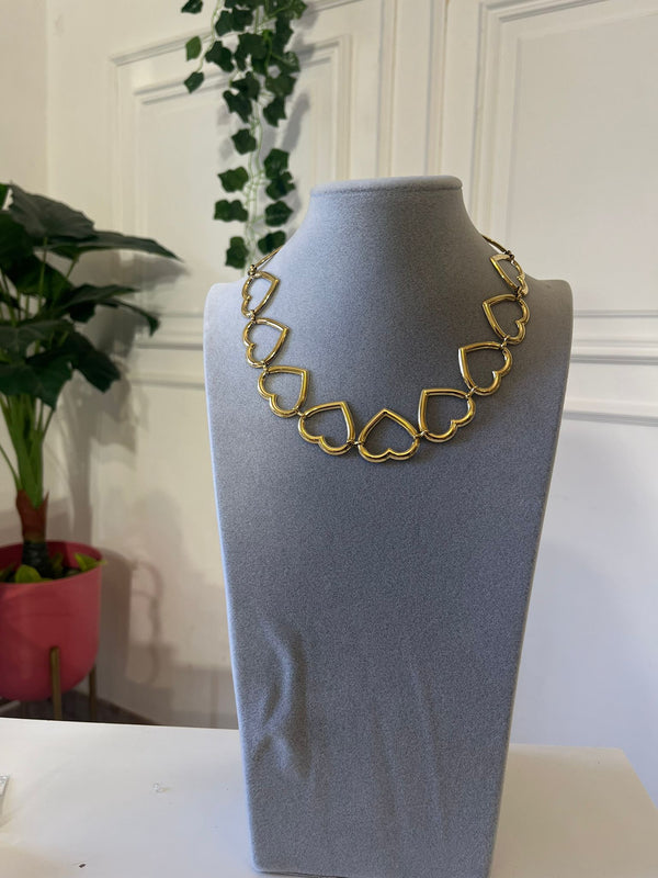COLLANA CUORI GOLD