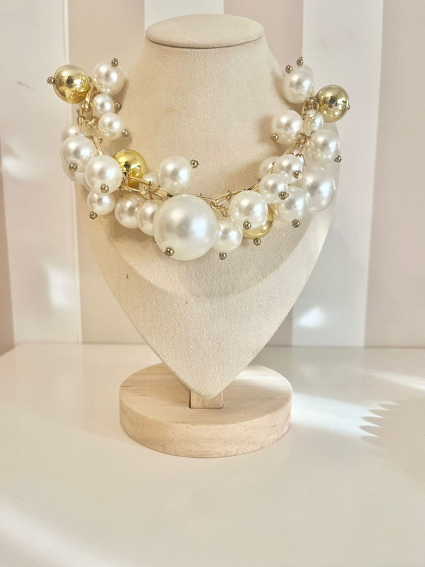 COLLANA MILLE PERLE E GOLD