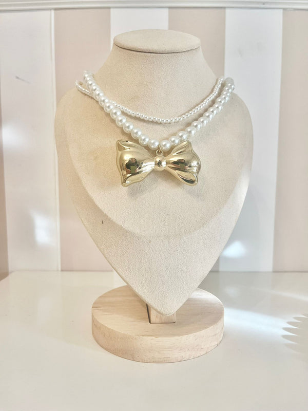 COLLANINA DOPPIO FILO FIOCCO GOLD