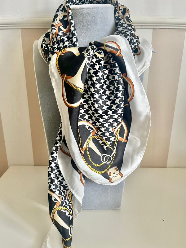 FOULARD BLACK&WHITE