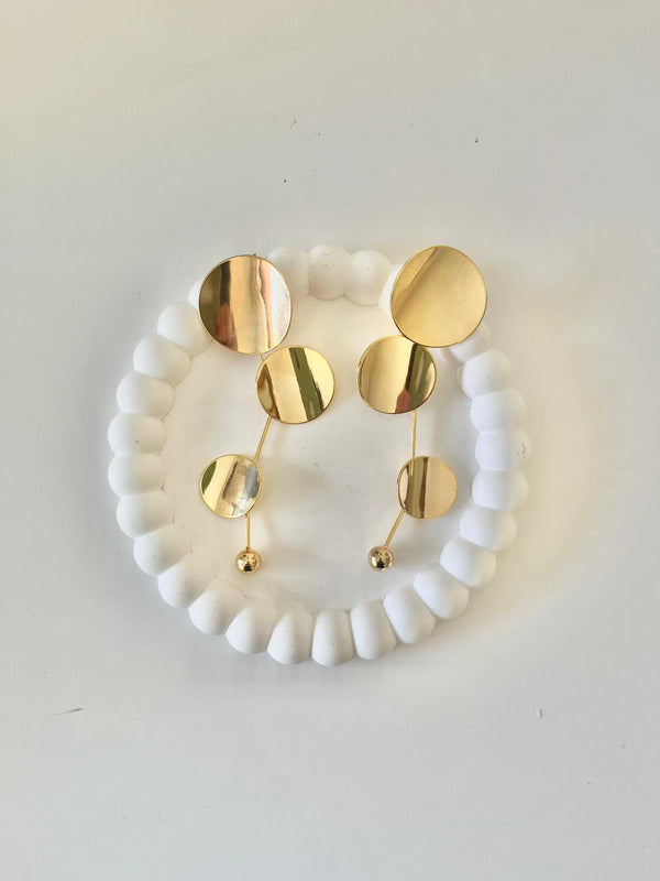 ORECCHINI DISCHI GOLD