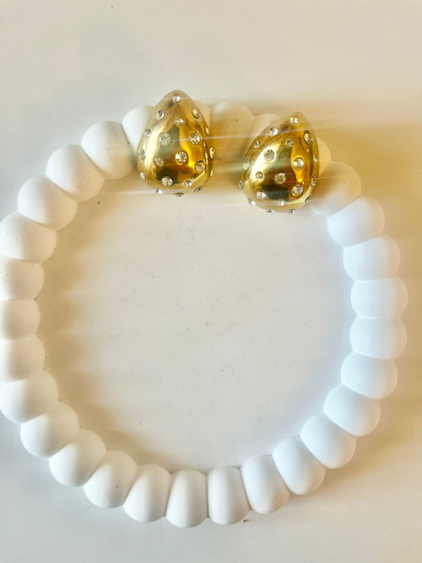 ORECCHINI GOCCE STRASS