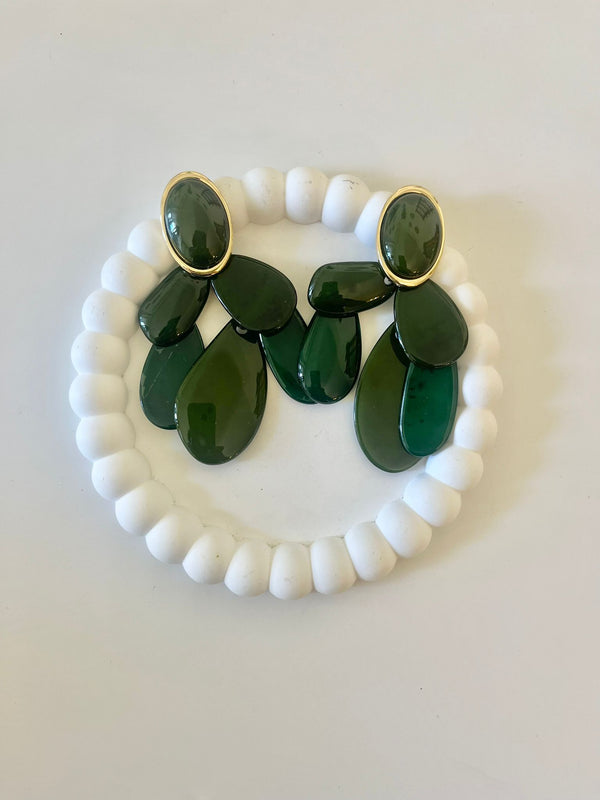 ORECCHINI MOKI VERDE