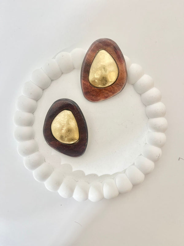 ORECCHINI OSSO E ORO